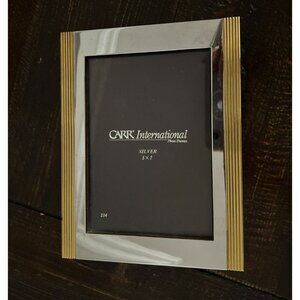 Vintage CARR International Silver photo frame 9" x 7"